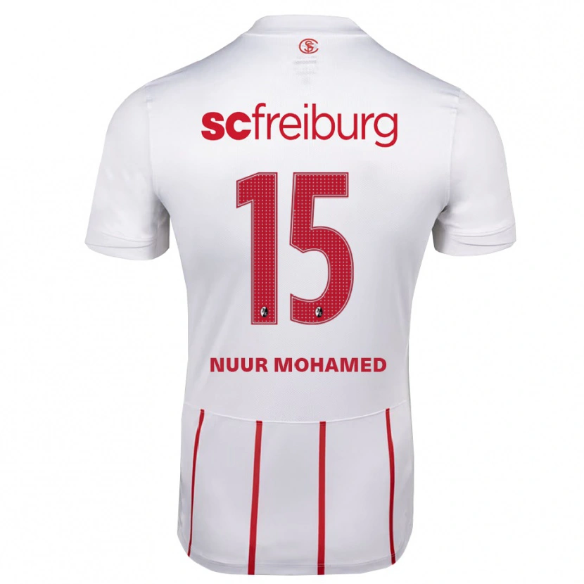 Danxen Hombre Camiseta Billal Mohamed #15 Blanco Rojo Amarillo 2ª Equipación 2026/27 La Camisa