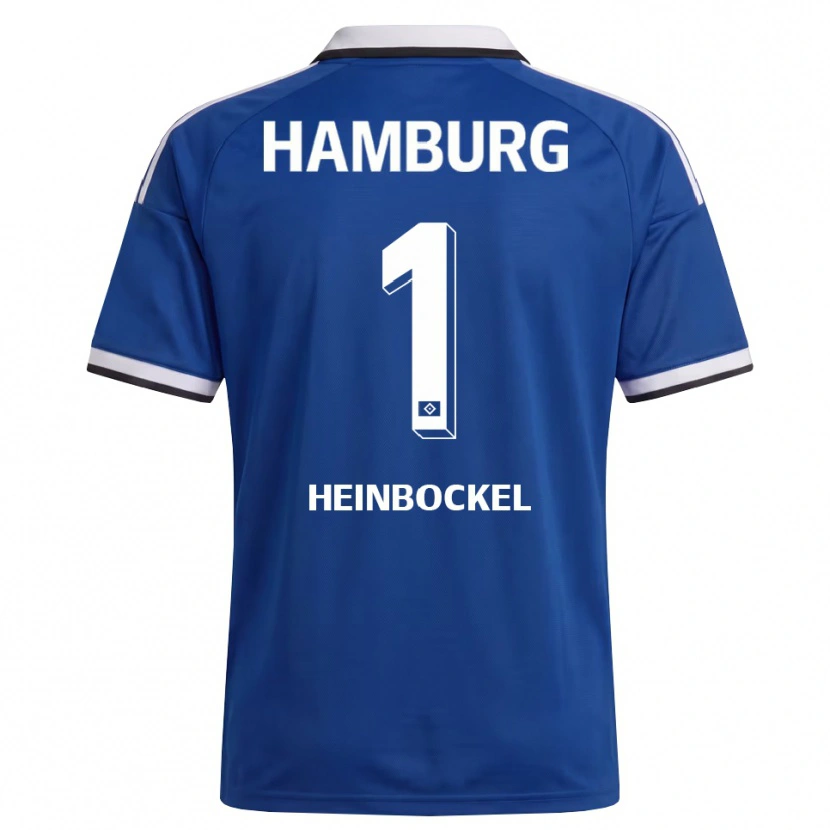 Danxen Hombre Camiseta Simon Heinbockel #1 Blanco Azul 2ª Equipación 2026/27 La Camisa