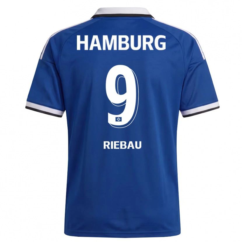 Danxen Hombre Camiseta Henry Riebau #9 Blanco Azul 2ª Equipación 2026/27 La Camisa