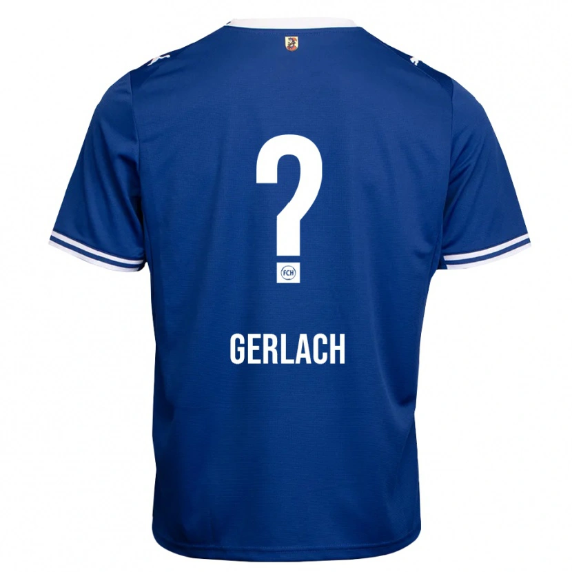 Danxen Hombre Camiseta Tom Gerlach #0 Azul Real Blanco 2ª Equipación 2026/27 La Camisa