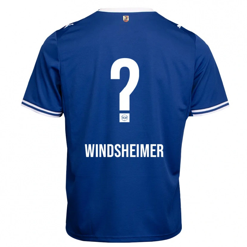 Danxen Hombre Camiseta Tim Windsheimer #0 Azul Real Blanco 2ª Equipación 2026/27 La Camisa