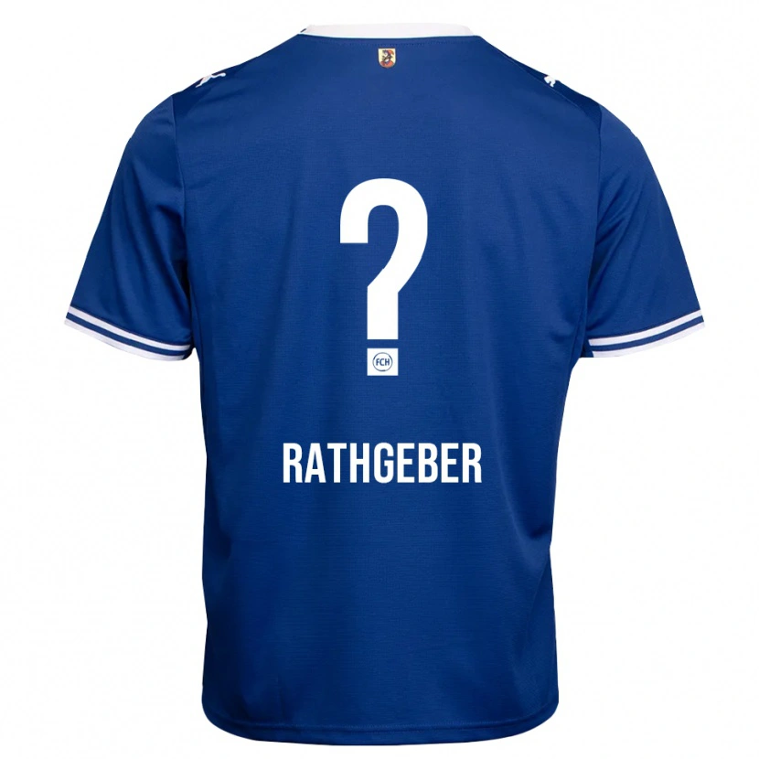Danxen Hombre Camiseta Bernd Rathgeber #0 Azul Real Blanco 2ª Equipación 2026/27 La Camisa