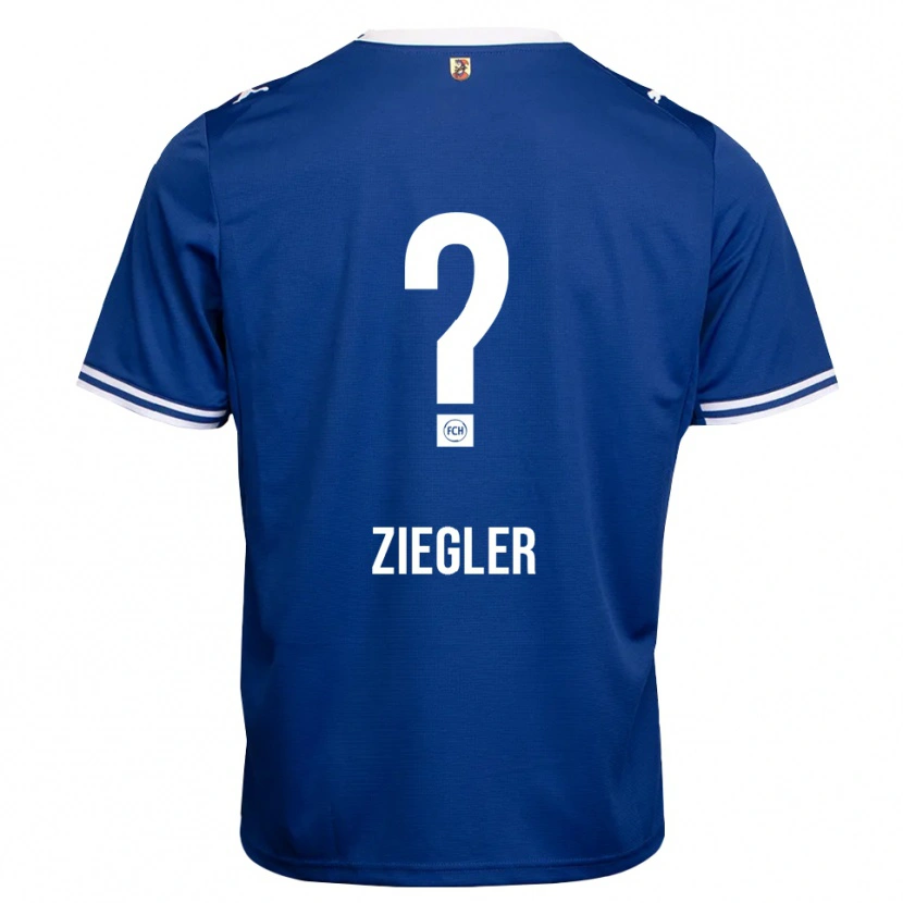 Danxen Hombre Camiseta Phillip Ziegler #0 Azul Real Blanco 2ª Equipación 2026/27 La Camisa