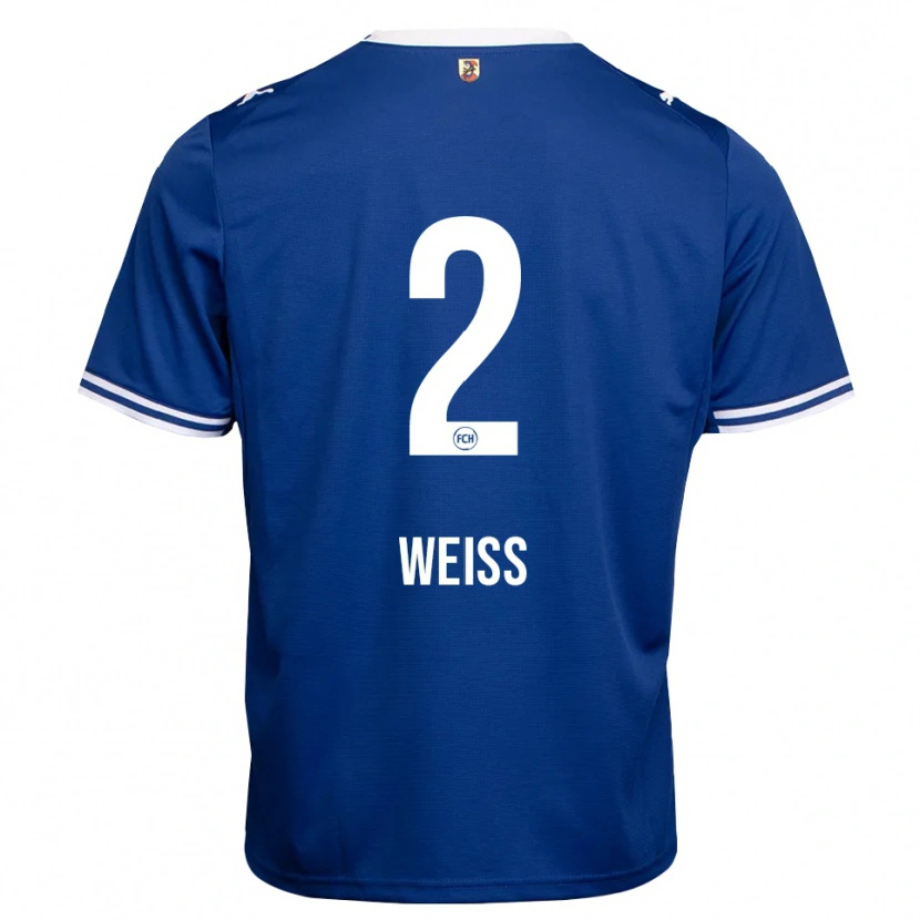 Danxen Hombre Camiseta Philipp Weiß #2 Azul Real Blanco 2ª Equipación 2026/27 La Camisa