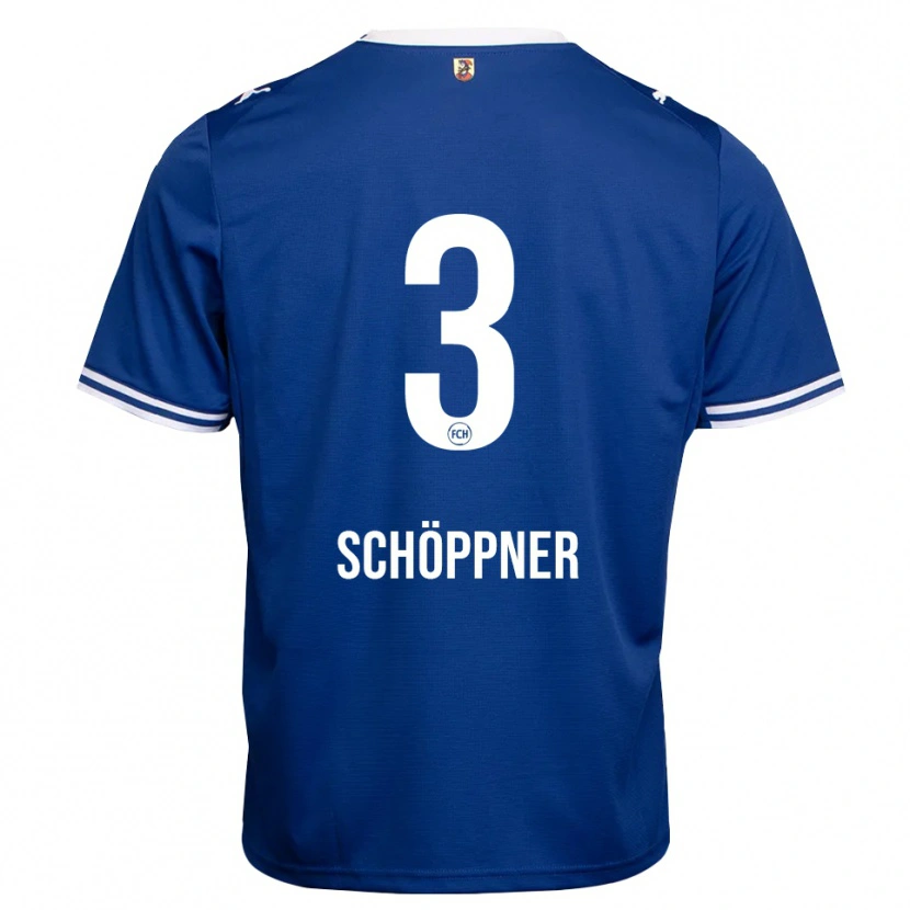 Danxen Hombre Camiseta Jan Schöppner #3 Azul Real Blanco 2ª Equipación 2026/27 La Camisa
