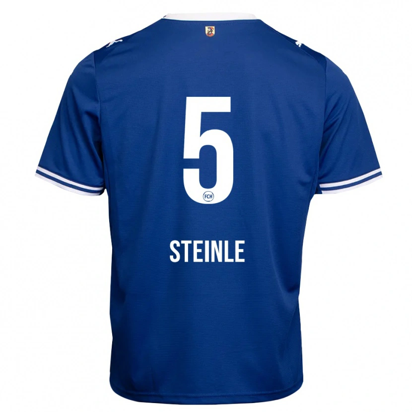 Danxen Hombre Camiseta Joel Steinle #5 Azul Real Blanco 2ª Equipación 2026/27 La Camisa