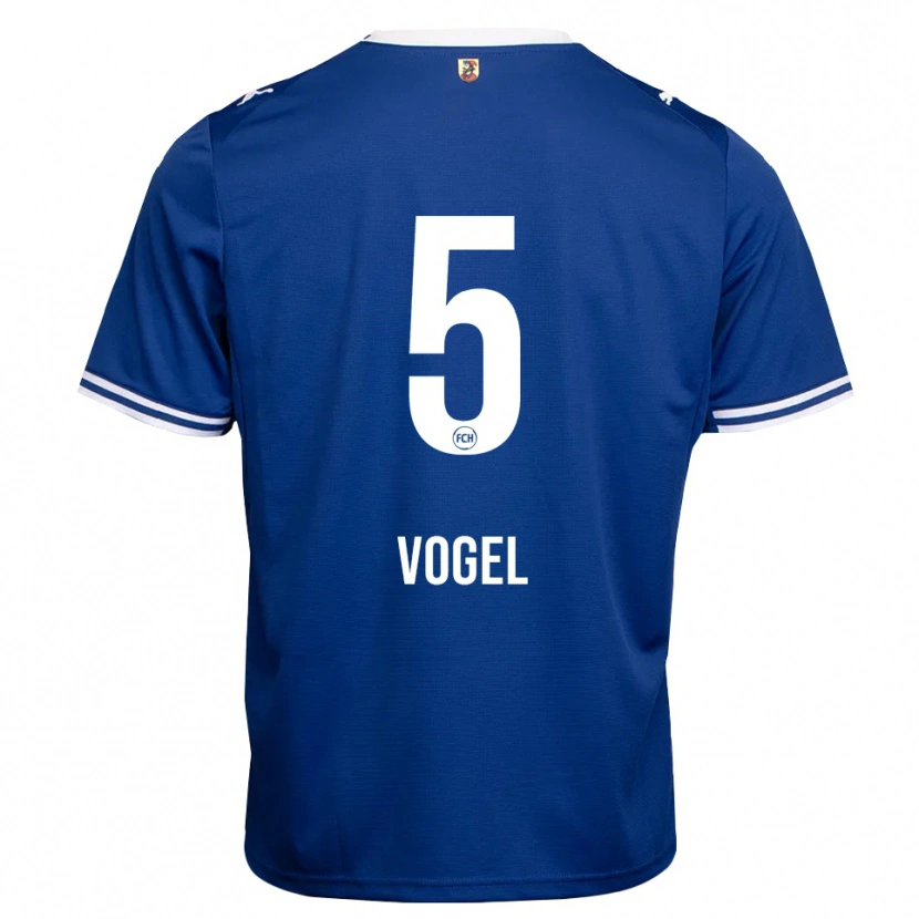Danxen Hombre Camiseta Maximilian Vogel #5 Azul Real Blanco 2ª Equipación 2026/27 La Camisa