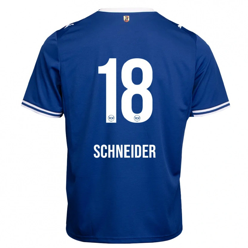 Danxen Hombre Camiseta Noah Schneider #18 Azul Real Blanco 2ª Equipación 2026/27 La Camisa