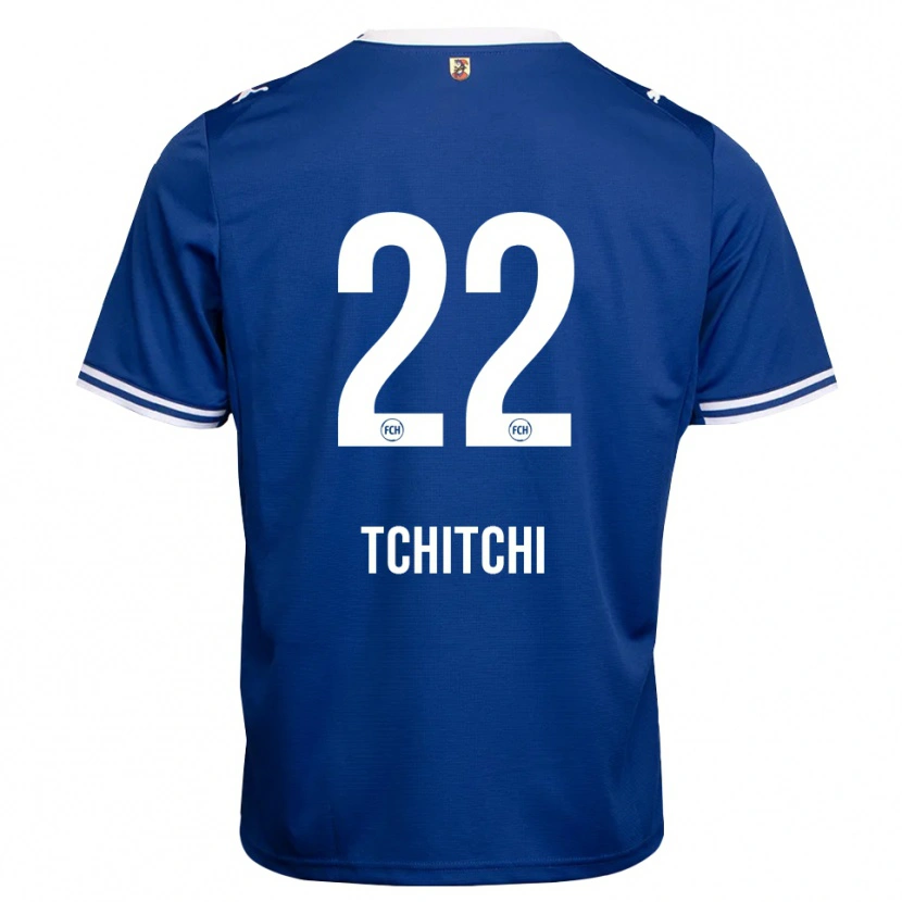 Danxen Hombre Camiseta Dahrel Tchitchi #22 Azul Real Blanco 2ª Equipación 2026/27 La Camisa