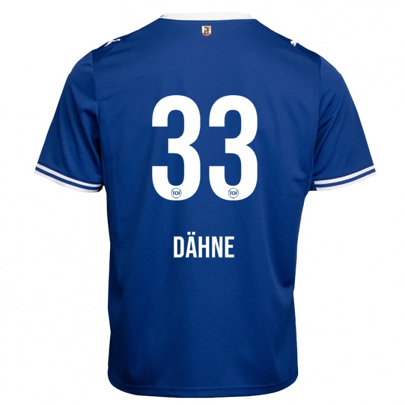 Danxen Hombre Camiseta Thomas Dähne #33 Azul Real Blanco 2ª Equipación 2026/27 La Camisa