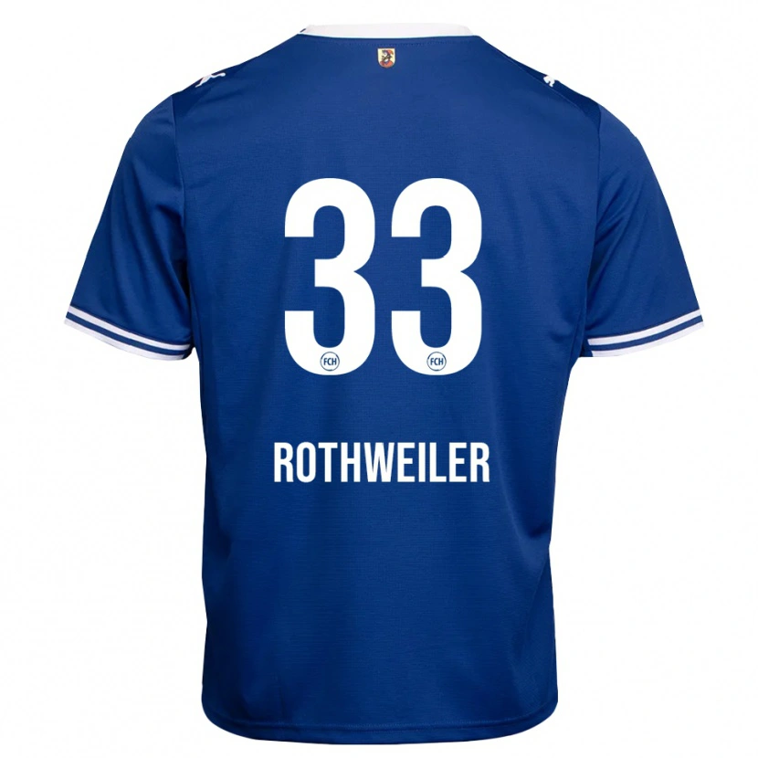 Danxen Hombre Camiseta Nick Rothweiler #33 Azul Real Blanco 2ª Equipación 2026/27 La Camisa