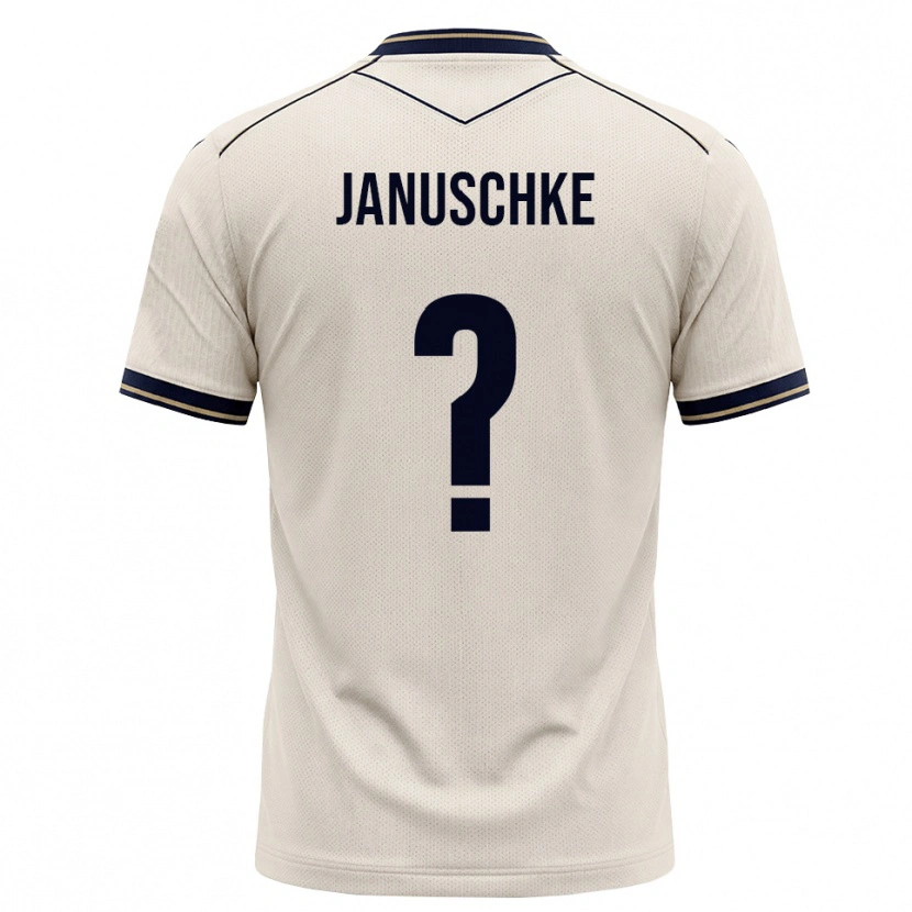 Danxen Hombre Camiseta Tim Januschke #0 Blanco Roto Azul Tinta 2ª Equipación 2026/27 La Camisa