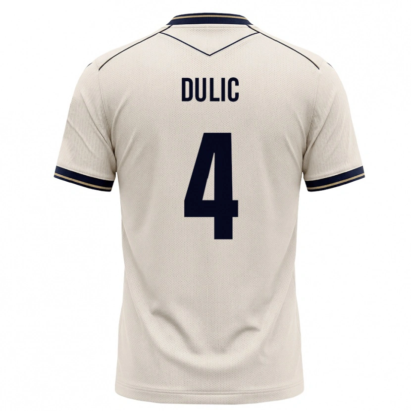 Danxen Hombre Camiseta Sean Dulic #4 Blanco Roto Azul Tinta 2ª Equipación 2026/27 La Camisa