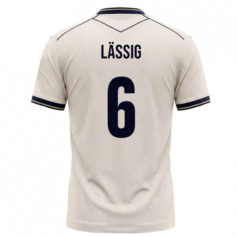 Danxen Hombre Camiseta Valentin Lässig #6 Blanco Roto Azul Tinta 2ª Equipación 2026/27 La Camisa