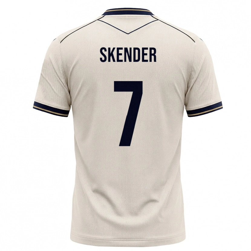Danxen Hombre Camiseta Alexandros Skender #7 Blanco Roto Azul Tinta 2ª Equipación 2026/27 La Camisa