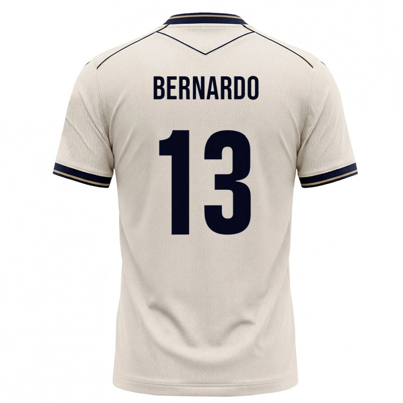 Danxen Hombre Camiseta Bernardo Fernandes Da Silva Junior #13 Blanco Roto Azul Tinta 2ª Equipación 2026/27 La Camisa