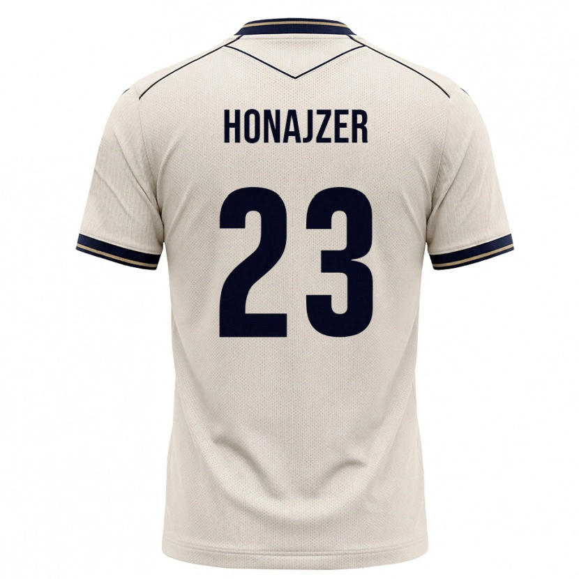 Danxen Hombre Camiseta Alex Honajzer #23 Blanco Roto Azul Tinta 2ª Equipación 2026/27 La Camisa