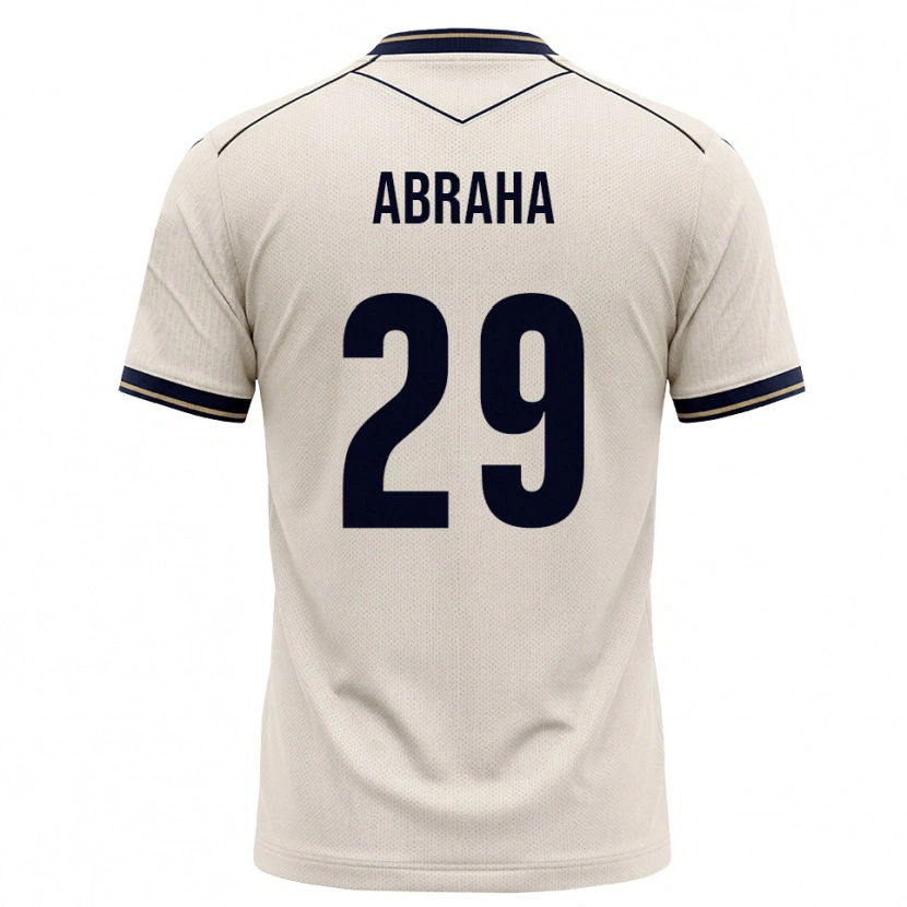 Danxen Hombre Camiseta Natnael Abraha #29 Blanco Roto Azul Tinta 2ª Equipación 2026/27 La Camisa