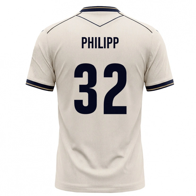 Danxen Hombre Camiseta Tim Philipp #32 Blanco Roto Azul Tinta 2ª Equipación 2026/27 La Camisa