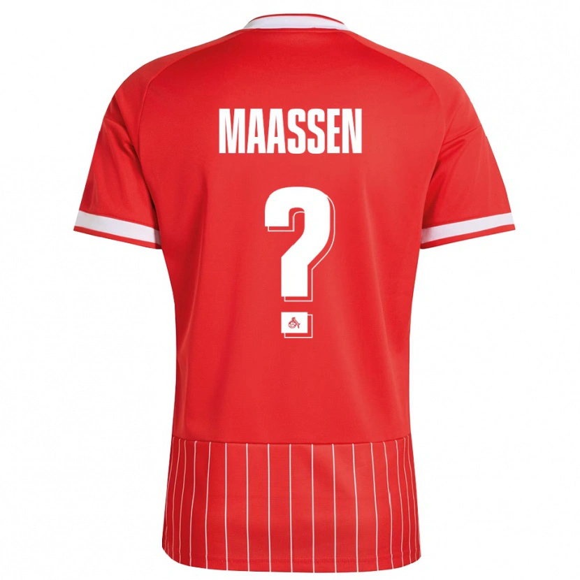 Danxen Hombre Camiseta Leonard Maaßen #0 Verde Rojo Blanco 2ª Equipación 2026/27 La Camisa