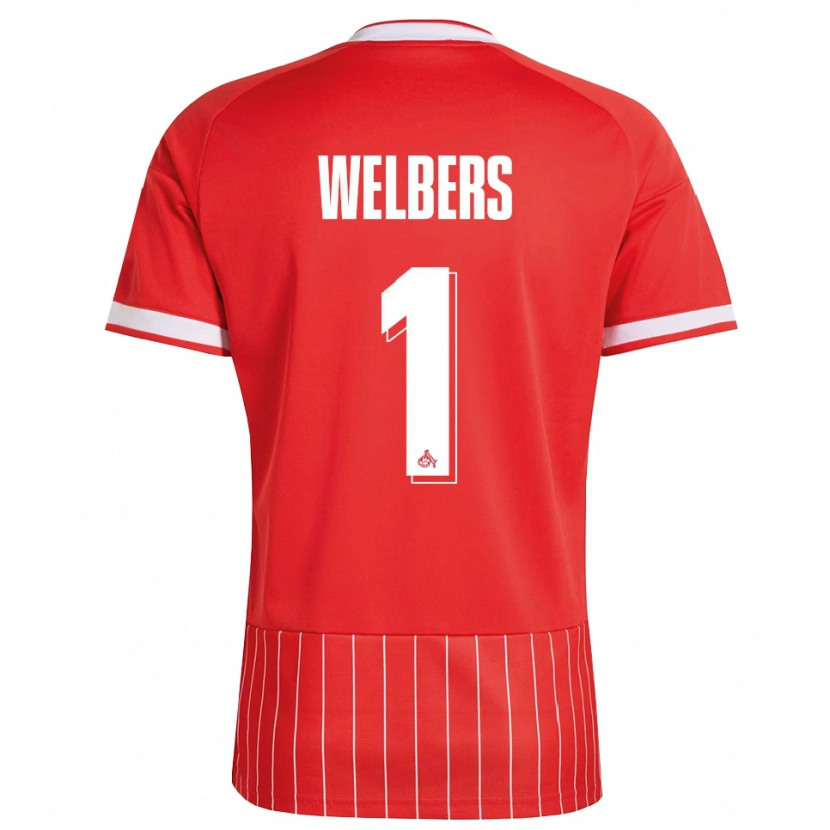 Danxen Hombre Camiseta Jakob Welbers #1 Verde Rojo Blanco 2ª Equipación 2026/27 La Camisa