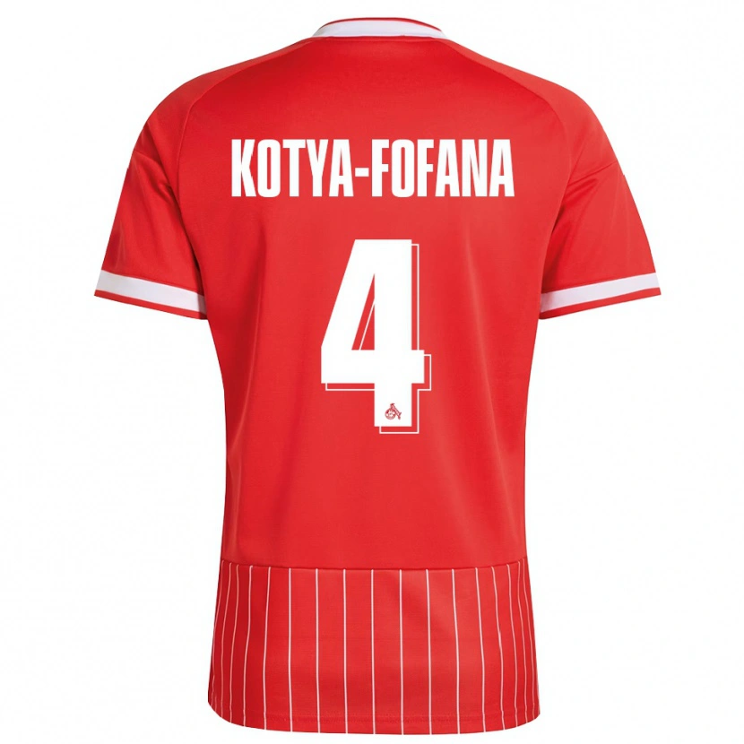 Danxen Hombre Camiseta Assad Kotya-Fofana #4 Verde Rojo Blanco 2ª Equipación 2026/27 La Camisa