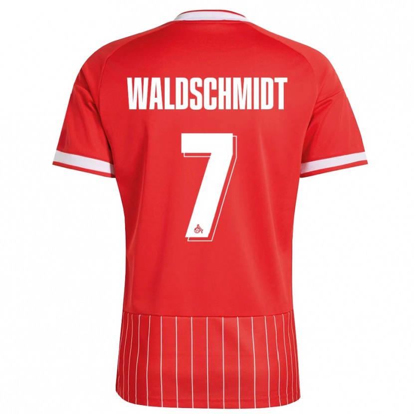 Danxen Hombre Camiseta Luca Waldschmidt #7 Verde Rojo Blanco 2ª Equipación 2026/27 La Camisa