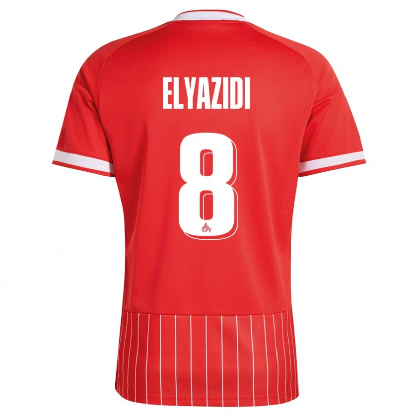 Danxen Hombre Camiseta Ilias Elyazidi #8 Verde Rojo Blanco 2ª Equipación 2026/27 La Camisa