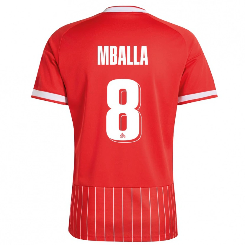 Danxen Hombre Camiseta Loiks Mballa #8 Verde Rojo Blanco 2ª Equipación 2026/27 La Camisa