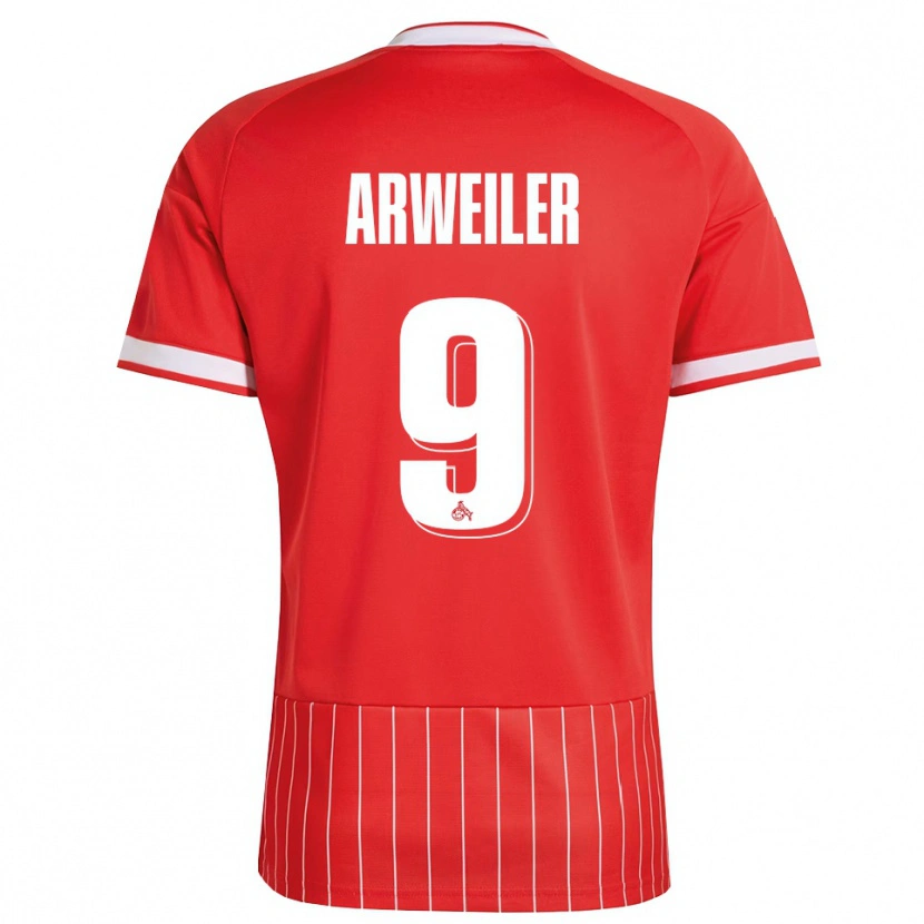 Danxen Hombre Camiseta Jonas Arweiler #9 Verde Rojo Blanco 2ª Equipación 2026/27 La Camisa