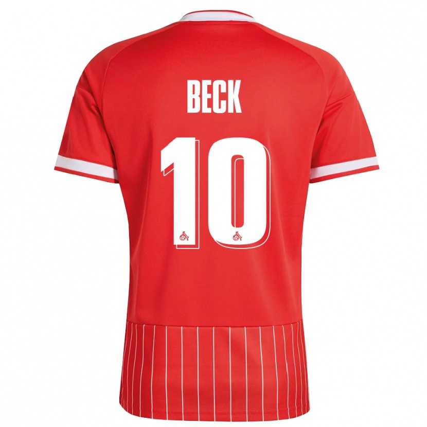 Danxen Hombre Camiseta Sharon Beck #10 Verde Rojo Blanco 2ª Equipación 2026/27 La Camisa