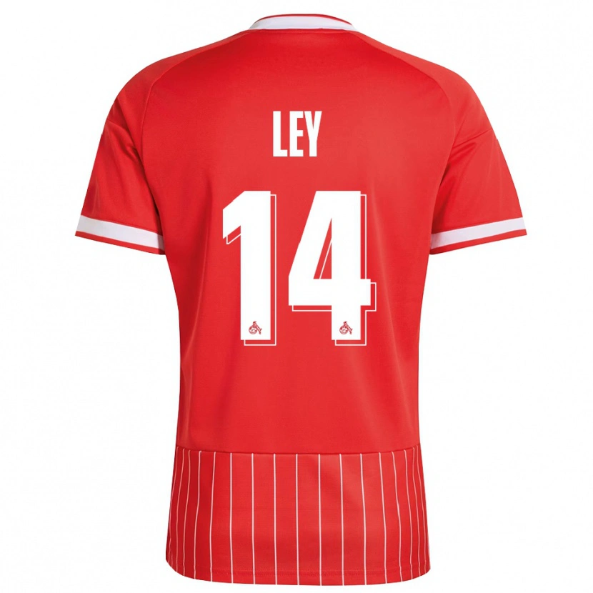 Danxen Hombre Camiseta Benjamin Ley #14 Verde Rojo Blanco 2ª Equipación 2026/27 La Camisa
