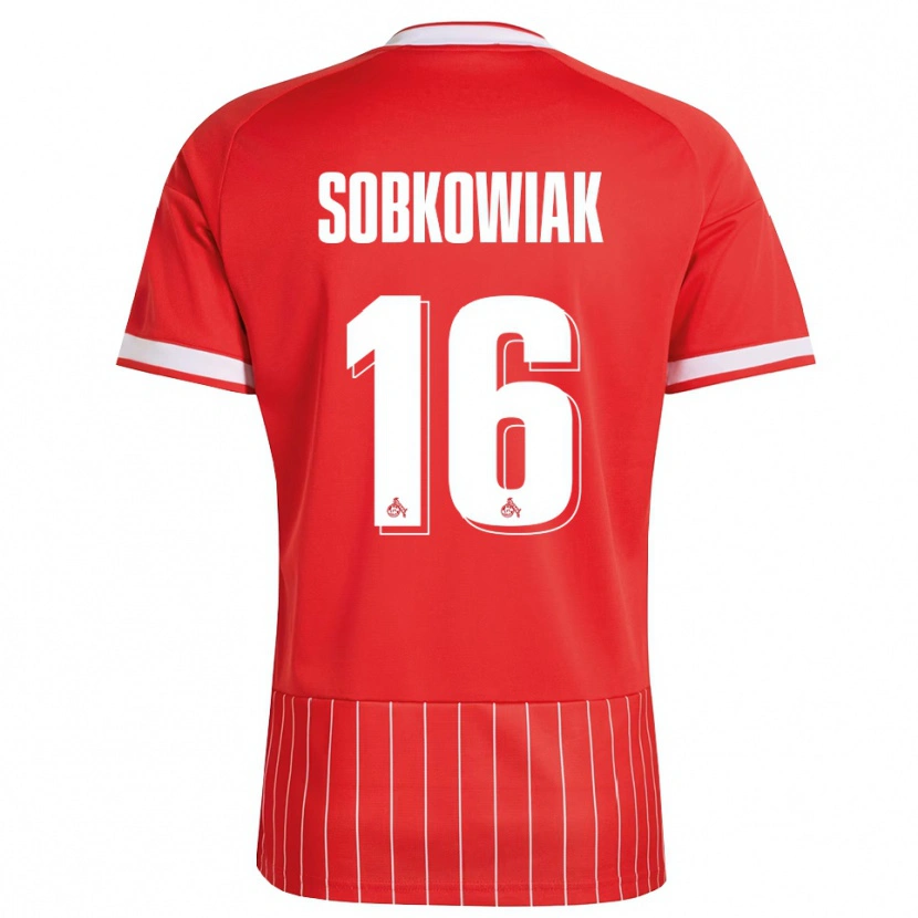 Danxen Hombre Camiseta Jannis Sobkowiak #16 Verde Rojo Blanco 2ª Equipación 2026/27 La Camisa