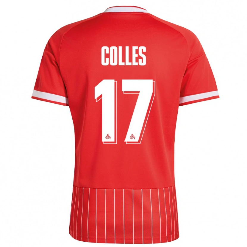 Danxen Hombre Camiseta Jan Colles #17 Verde Rojo Blanco 2ª Equipación 2026/27 La Camisa