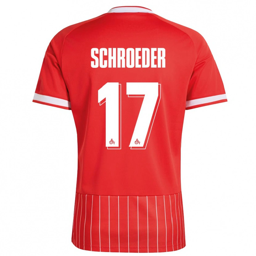 Danxen Hombre Camiseta Alexander Schroeder #17 Verde Rojo Blanco 2ª Equipación 2026/27 La Camisa