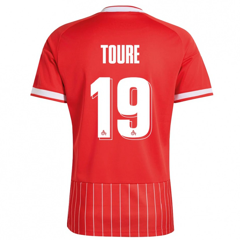 Danxen Hombre Camiseta Safyan Toure #19 Verde Rojo Blanco 2ª Equipación 2026/27 La Camisa
