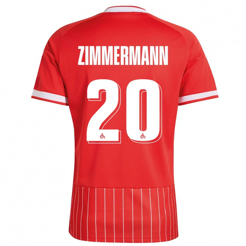 Danxen Hombre Camiseta Nick Zimmermann #20 Verde Rojo Blanco 2ª Equipación 2026/27 La Camisa