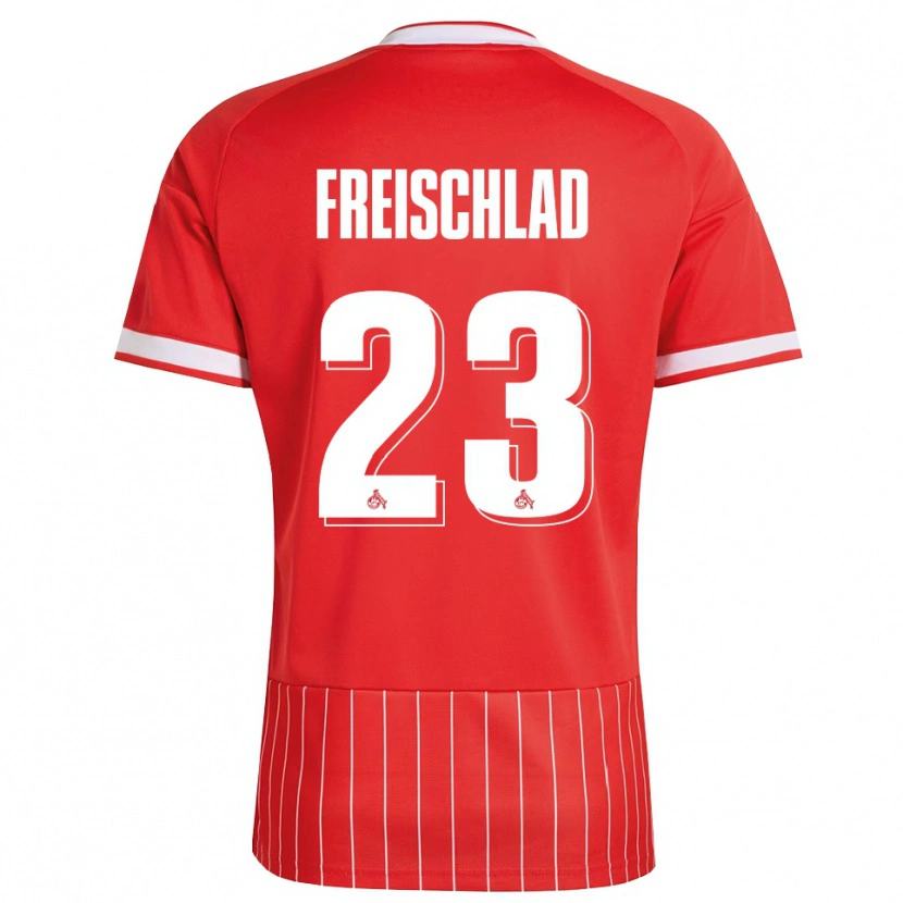Danxen Hombre Camiseta Yannick Freischlad #23 Verde Rojo Blanco 2ª Equipación 2026/27 La Camisa