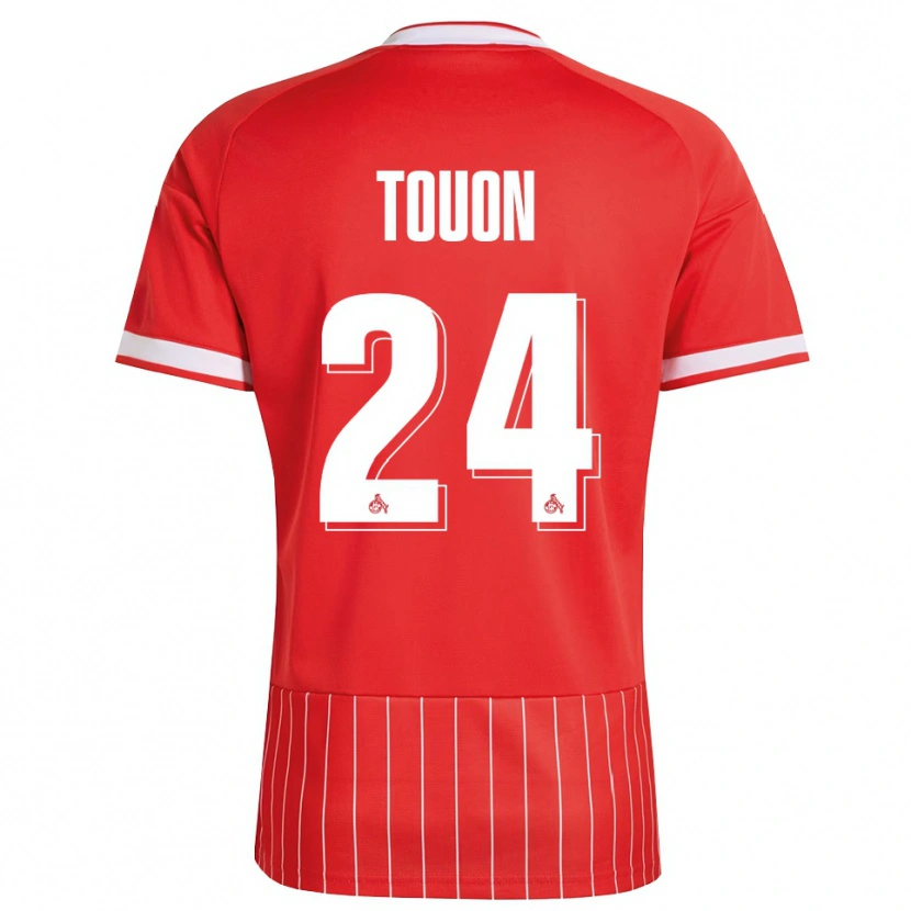 Danxen Hombre Camiseta Ella Touon #24 Verde Rojo Blanco 2ª Equipación 2026/27 La Camisa