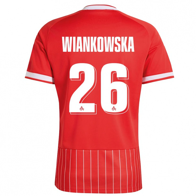 Danxen Hombre Camiseta Martyna Wiankow­ska #26 Verde Rojo Blanco 2ª Equipación 2026/27 La Camisa