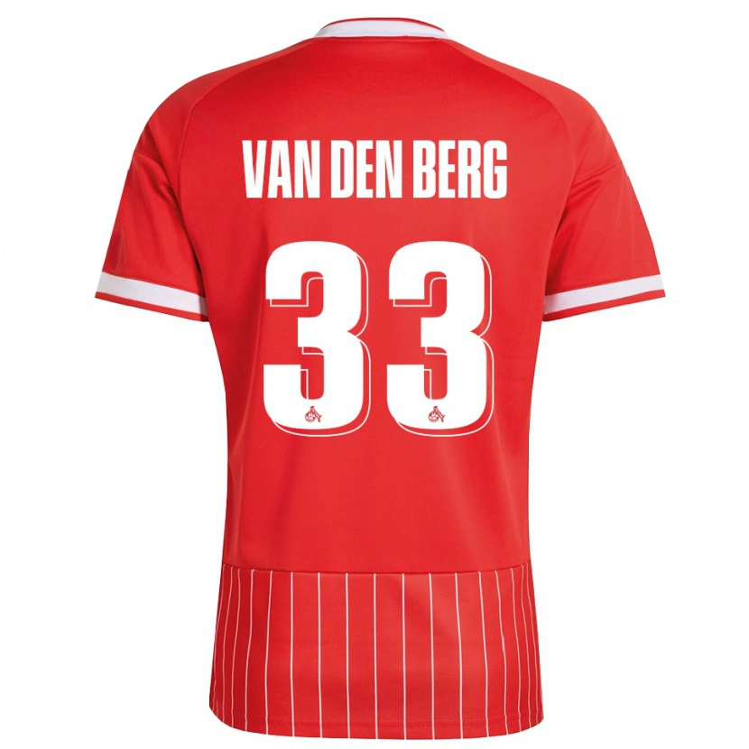 Danxen Hombre Camiseta Rav Van Den Berg #33 Verde Rojo Blanco 2ª Equipación 2026/27 La Camisa