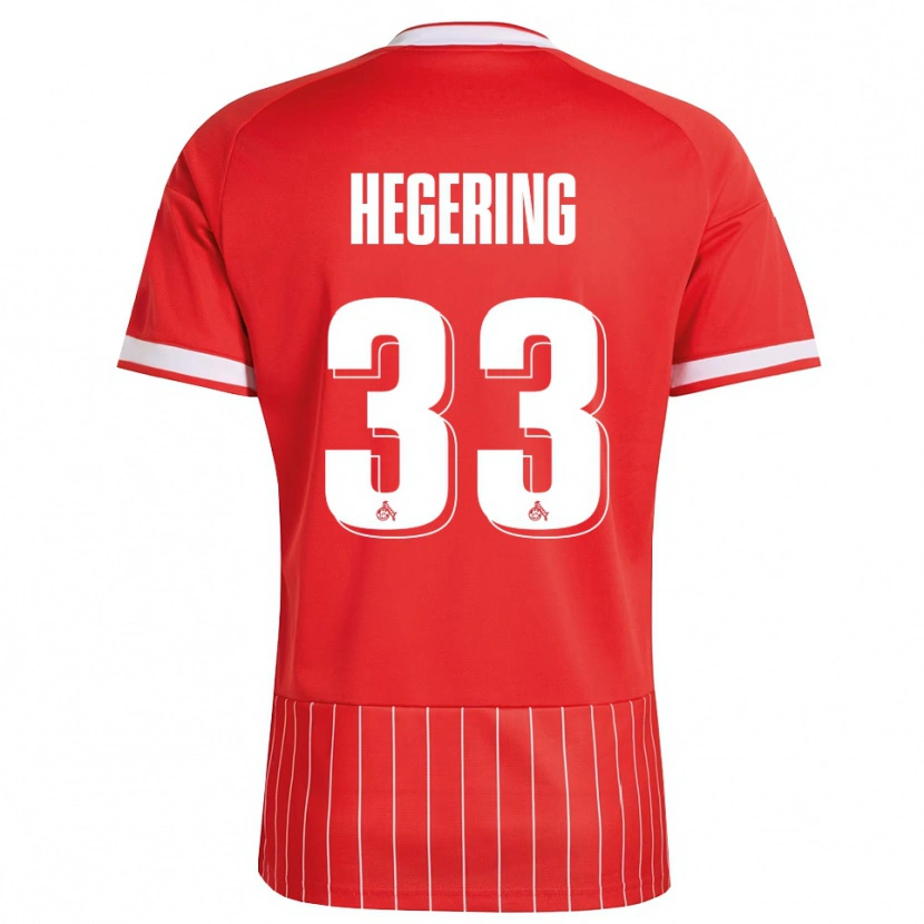 Danxen Hombre Camiseta Marina Hegering #33 Verde Rojo Blanco 2ª Equipación 2026/27 La Camisa