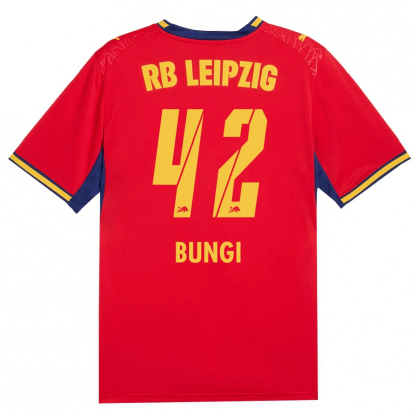 Danxen Hombre Camiseta Joyeux Masanka Bungi #42 Azul Real Rojo Amarillo 2ª Equipación 2026/27 La Camisa