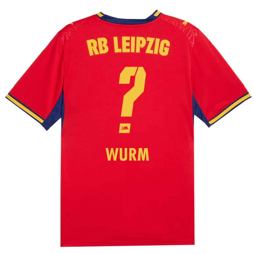 Danxen Hombre Camiseta Simon Wurm #0 Azul Real Rojo Amarillo 2ª Equipación 2026/27 La Camisa