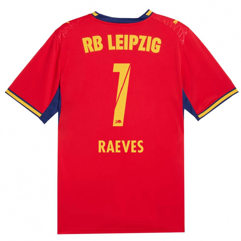 Danxen Hombre Camiseta Dries Raeves #1 Azul Real Rojo Amarillo 2ª Equipación 2026/27 La Camisa