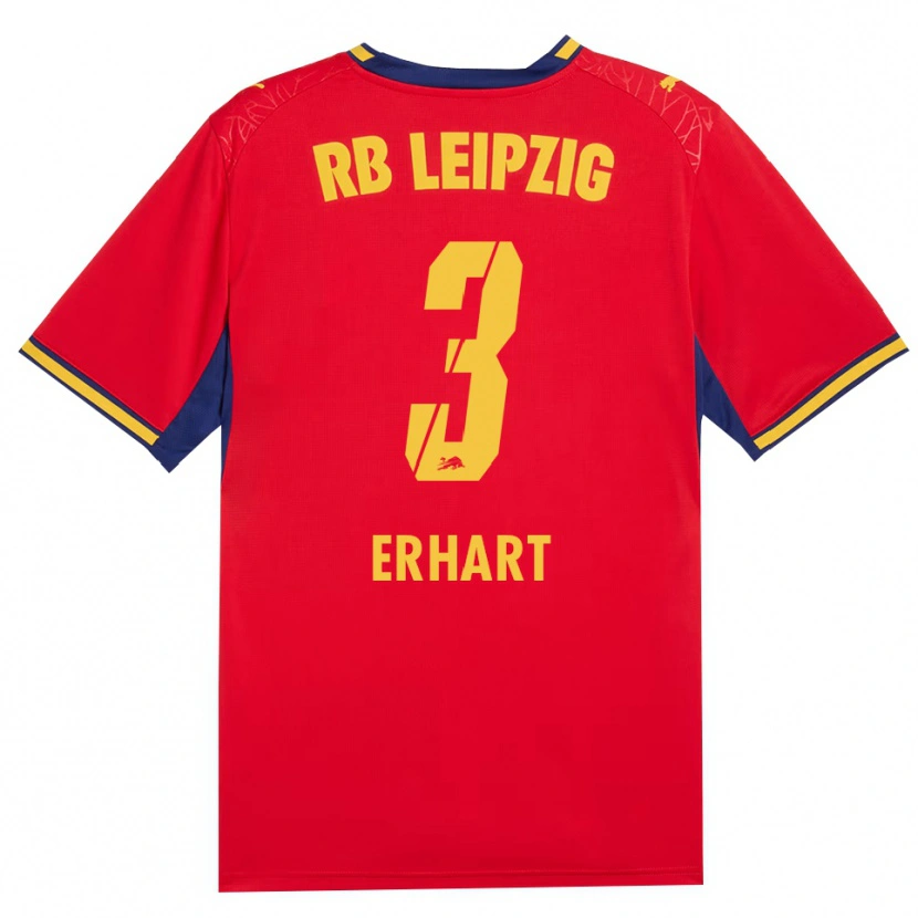 Danxen Hombre Camiseta Karl Erhart #3 Azul Real Rojo Amarillo 2ª Equipación 2026/27 La Camisa