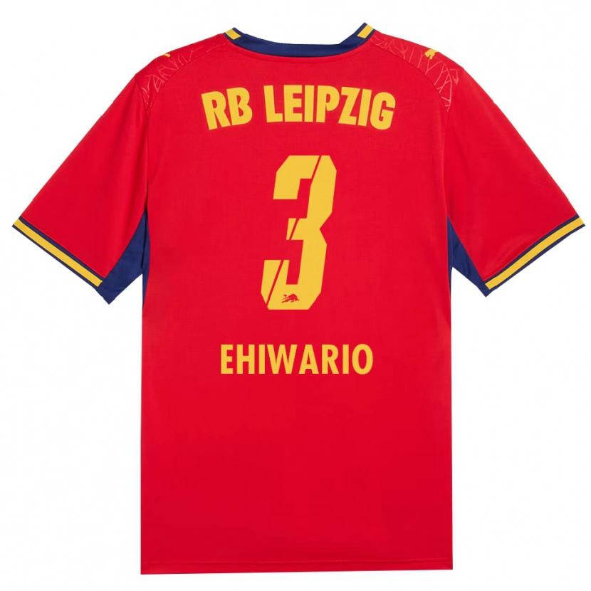 Danxen Hombre Camiseta Nwabueze Ehiwario #3 Azul Real Rojo Amarillo 2ª Equipación 2026/27 La Camisa