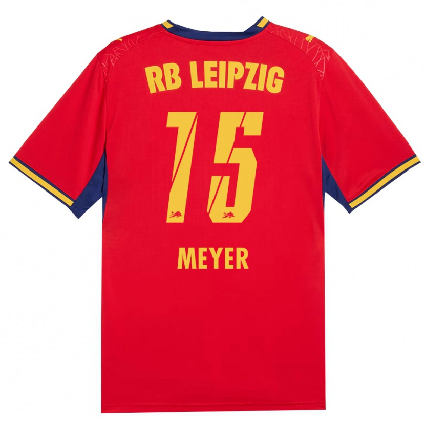 Danxen Hombre Camiseta Tim Meyer #15 Azul Real Rojo Amarillo 2ª Equipación 2026/27 La Camisa
