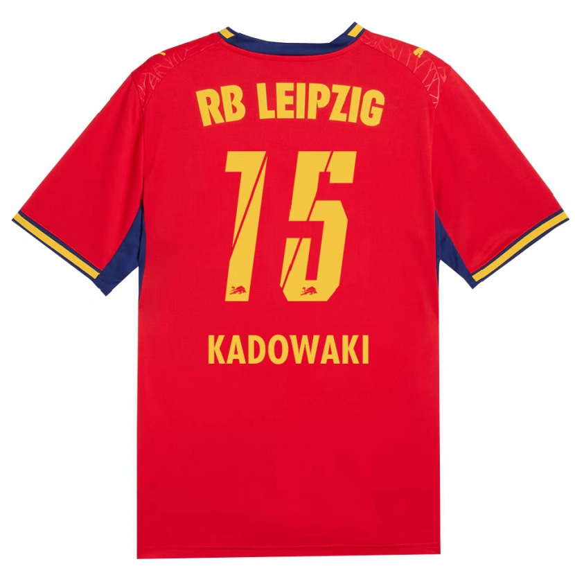 Danxen Hombre Camiseta Mai Kadowaki #15 Azul Real Rojo Amarillo 2ª Equipación 2026/27 La Camisa