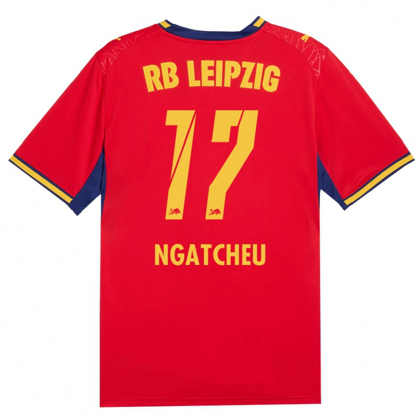 Danxen Hombre Camiseta Yohan Ngatcheu #17 Azul Real Rojo Amarillo 2ª Equipación 2026/27 La Camisa